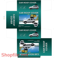 Mẫu vector package ô tô hộp