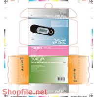 Mẫu layout bao bì hộp đựng USB