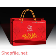 Mẫu layout bao bì hộp sang trọng