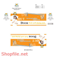 Mẫu layout bao bì cô gái thời trang