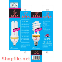 Mẫu vector package bóng đèn kiểu