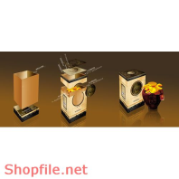 Mẫu layout bao bì máy móc công nghệ