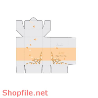 Mẫu layout bao bì hoa bướm