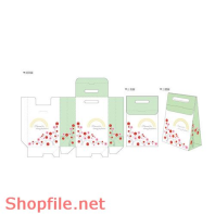 Mẫu layout bao bì shopping