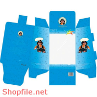 Mẫu layout bao bì đồ dùng dành cho baby