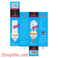 Mẫu vector package bóng đèn thiết kế đẹp