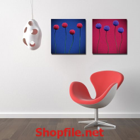 bông hoa chấm bi đẹp