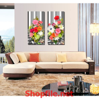 tranh dán tường lãng hoa đẹp