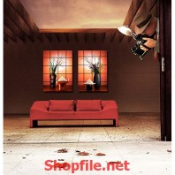 tranh dán tường bánh bao và lọ hoa