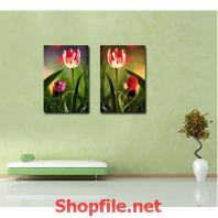 tranh dán tường bông hoa ly bé nhỏ