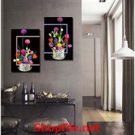 tranh treo tường hình nền bông hoa đẹp