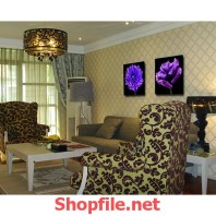 bông hoa màu tím xanh