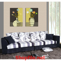 hai bình hoa sứ đẹp