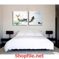 bức tranh cá chép