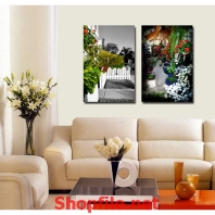 khu vườn nhỏ nhắn