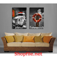 xe cứu hỏa và cái phao