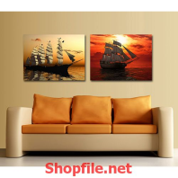 con thuyền lớn ra khơi