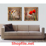 khung ảnh cây hoa dại