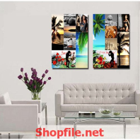 tranh phong cảnh về cuộc sống