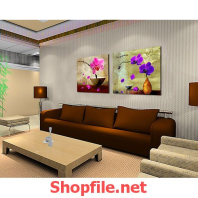 tranh vẽ bông hoa đẹp treo tường