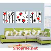 tranh dán tường vòng tròn ma quái