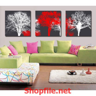 cái cây đỏ và cái cây trắng