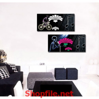 cậu bé đi xe đạp và nốt nhạc