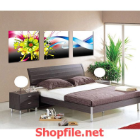 bức tranh bông hoa vàng khoe sắc