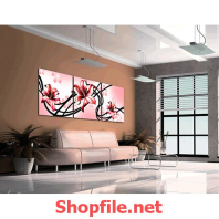 nhành hoa màu hồng