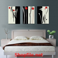 bông hoa trên nền trắng và đen