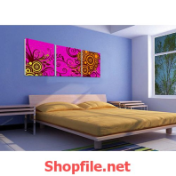 phông nền cam và tím