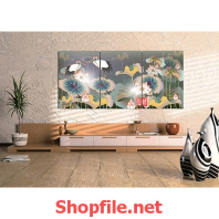 con cò và đầm sen