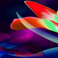 bông hoa huyền ảo dán tường