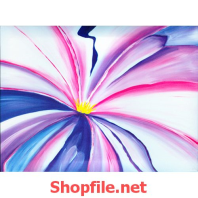 tranh dán tường những bông hoa muôn màu