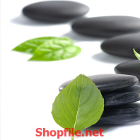 tranh dán tường đá và nước