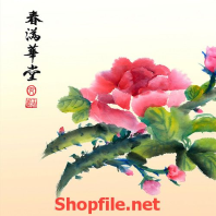 bức họa bông hoa hồng