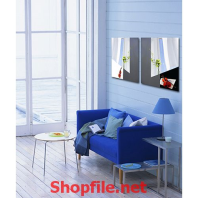 cây đàn và lọ hoa