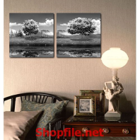 tranh dán tường cái cây lớn