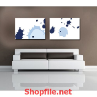 tranh dán tường đơn giản