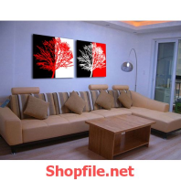 tranh dán tường cái cây khô