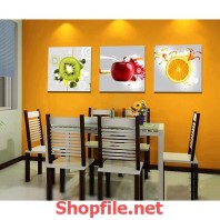 tranh dán tường hình trái cây
