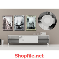 tranh dán tường lâu đài