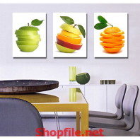 tranh dán tường hình hoa quả