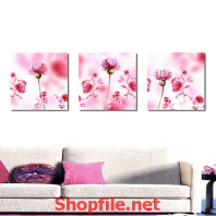 tranh dán tường bông hoa bé nhỏ