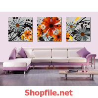 bông hoa vẽ đẹp tranh dán tường