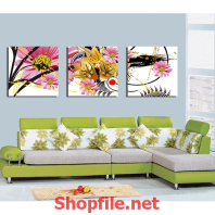 bông hoa màu tím nhị vàng