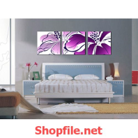 tranh trang trí bông hoa lan