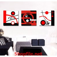 tranh trang trí hình học