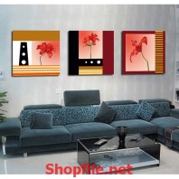 tranh trang trí một hoa ly