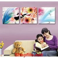 tranh trang trí màu sắc tươi mát